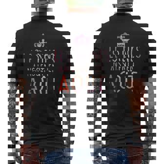 Les Legendes Sont Nees En Aout Tshirt T-shirt imprimé au dos - Cadeauxyz