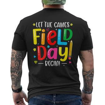 Let The Games Field Day Begin Fun Day Field Day 2024 Men's T-shirt Back Print - Seseable