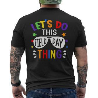 Let's Do This Field Day Thing School Quote Sunglasses Boys Men's T-shirt Back Print - Monsterry UK