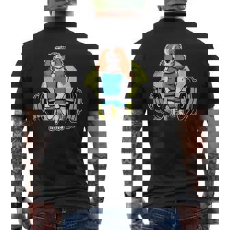 Levantamiento De Pesas I Crossfit I Gimnasio Cocker Spaniel Camiseta Hombre Estampado Espalda - Regaloses