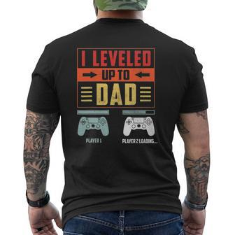 I Leveled Up To Dad 2022 Soon To Be Dad Est 2022 Ver2 Mens Back Print T-shirt | Mazezy AU