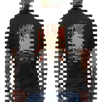 Liberty Prime For President Democracy T-Shirt Mens Back Print T-shirt - Thegiftio
