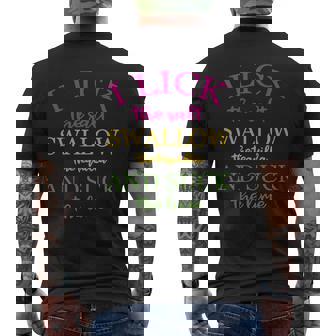 I Lick Salt Swallow Tequila And Suck The Lime Shirt Mens Back Print T-shirt - Thegiftio UK