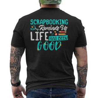 Life Has Been Good Scrapbook Men's T-shirt Back Print - Monsterry DE