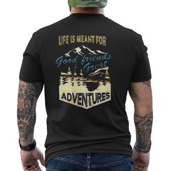 Life Is Meant For Adventures Enjoyable 2022 Mens Back Print T-shirt - Thegiftio UK