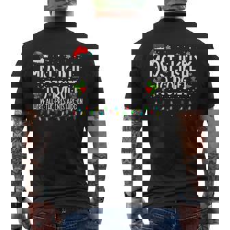 Most Likely To Forget Where All The Presents Are Hidden Xmas V6 Mens Back Print T-shirt - Thegiftio