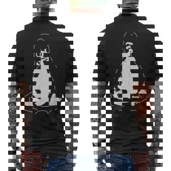 Linux Tux Penguin Camiseta Hombre Estampado Espalda - Regaloses