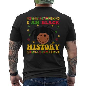 Little Mister Black History Month Boy Kid African Toddlers Men's T-shirt Back Print - Thegiftio UK