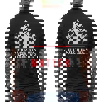 Lives Matter Anti Racism Anti Racismo Camiseta Hombre Estampado Espalda - Regaloses