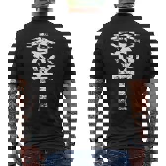 L'oeil Égyptien D'horus Ankh Egypte Archéologue T-shirt imprimé au dos - Cadeauxyz