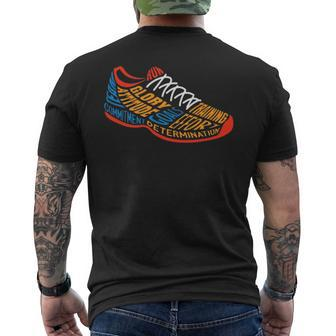 Long Distance Runner Xc Running Cross Country Training Men's T-shirt Back Print | Mazezy