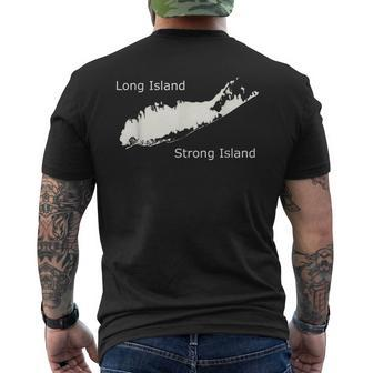 Long Island Strong Island Men's T-shirt Back Print - Monsterry AU