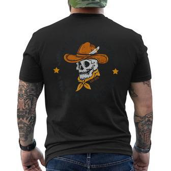 Long Live The Hippies And The Cowboys Men's T-shirt Back Print - Seseable