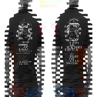 Lord Buckethead For Prime Minister T Men's T-shirt Back Print - Thegiftio