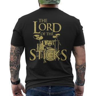 The Lord Of The Sticks Men's T-shirt Back Print | Mazezy