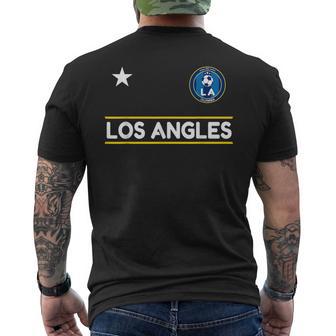 Los Angles La Soccer Team Jersey Mini Badge Ii Men's T-shirt Back Print - Monsterry DE