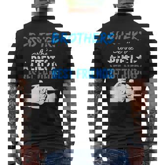 Los Hermanos Son Los Mejores Amigos Equipo Camiseta Hombre Estampado Espalda - Regaloses