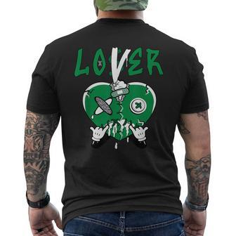 Loser Lover Drip Heart Lucky Green 3S Matching For Women Men's T-shirt Back Print - Monsterry DE