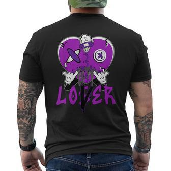 Loser Lover Dripping Heart Purple 5S For Women Men's T-shirt Back Print - Thegiftio UK