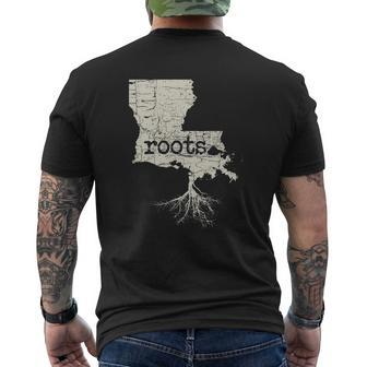 Louisiana Roots Mens Back Print T-shirt - Thegiftio UK