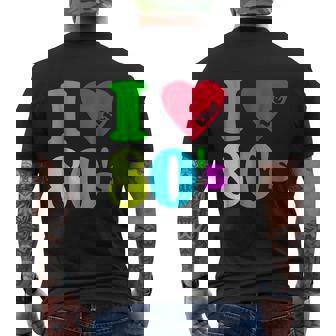 I Love The 80S 80S 90S Costume Party Mens Back Print T-shirt - Thegiftio