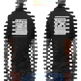 I Love The 80S Cassette Player 80S Music Mixtape Mens Back Print T-shirt - Thegiftio