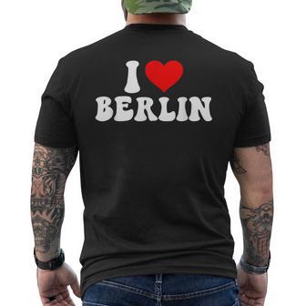 I Love Berlin T-Shirt mit Rückendruck - Seseable