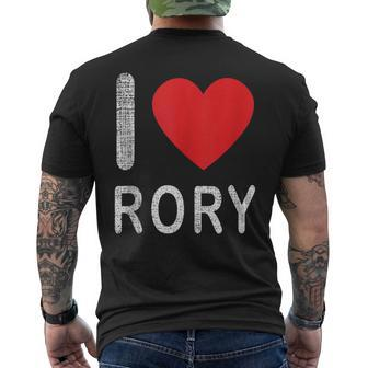 I Love Dayseeker Merch Rory In My Heart Grunge Style Men's T-shirt Back Print - Monsterry UK