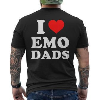 I Love Emo Dads Men's T-shirt Back Print - Monsterry UK