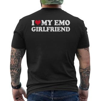 I Love My Emo Girlfriend Men's T-shirt Back Print - Seseable