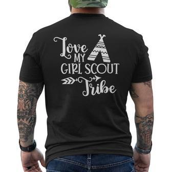 Love My Girls Scout Tribe Scout Leader Scout Spirit Scout Men's T-shirt Back Print - Monsterry UK