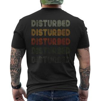 Love Heart Disturbed Grungeintage Disturbed T-Shirt mit Rückendruck - Seseable