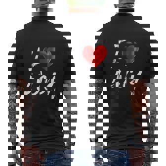 I Love Heart Lucy Family Mens Back Print T-shirt - Thegiftio UK