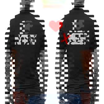 I Love Me I Heart Me I Love Without The N Men's T-shirt Back Print | Seseable FR