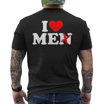 I Love Me I Heart Me I Love Without The N Men's T-shirt Back Print - Thegiftio UK