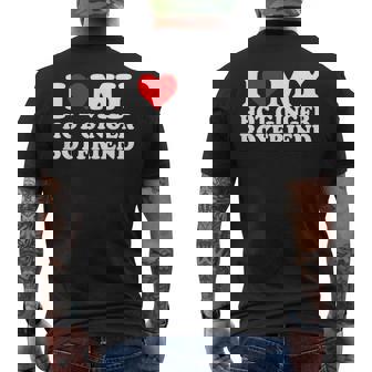 I Love My Hot Ginger Boyfriend Men's T-shirt Back Print - Thegiftio