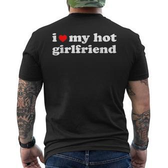 I Love My Hot Girlfriend I Heart My Hot Girlfriend Valentine Men's T-shirt Back Print - Monsterry