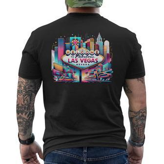 Love Las Vegas Baby For Holidays In Las Vegas Souvenir Men's T-shirt Back Print - Monsterry CA