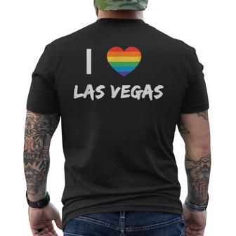 I Love Las Vegas Gay Pride Lbgt Men's T-shirt Back Print - Monsterry DE