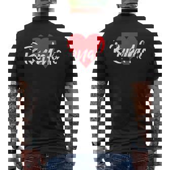 I Love Ronaldo First Name I Heart Named Men's T-shirt Back Print - Thegiftio UK