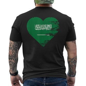 I Love Saudi Arabia Men's T-shirt Back Print - Monsterry AU