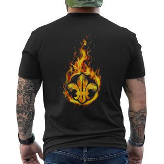 I Love Scouting Fire Scout Leader Best Cool Scout Men's T-shirt Back Print - Monsterry UK