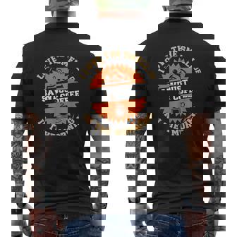 I Love The Smell Of Sawdust Coffee In The Morning Woodwork Mens Back Print T-shirt - Thegiftio UK