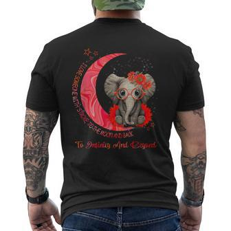 I Love Someone With Stroke To The Moon And Back Men's T-shirt Back Print - Monsterry CA