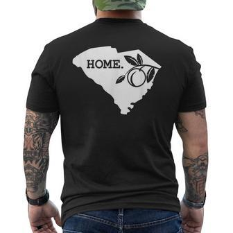 Love South Carolina Peach Farmer SC Local Souvenir Men's T-shirt Back Print - Monsterry DE