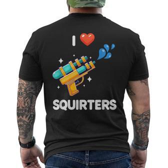 I Love Squirters Men's T-shirt Back Print | Mazezy AU