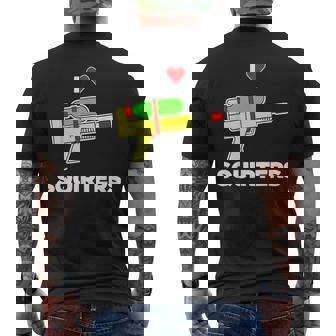 I Love Squirters Quote Men's T-shirt Back Print | Mazezy