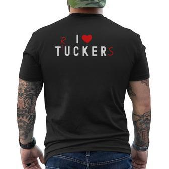 I Love Tucker Support Freedom I Love Truckers Mens Back Print T-shirt | Mazezy UK