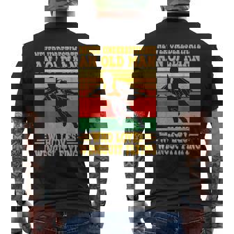 Who Loves Wingsuit Flying Men's T-shirt Back Print - Thegiftio