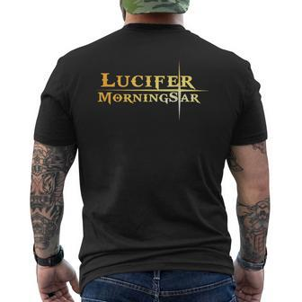 Lucifer Morningstar In A Morning Star Devil Humor Joke Men's T-shirt Back Print - Seseable